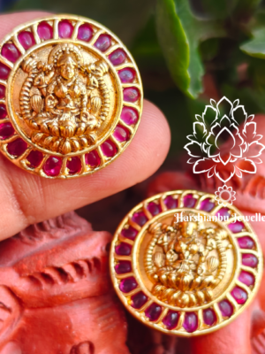 Lakshmi antique ruby stud