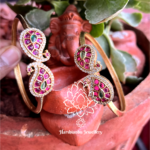 Mango kada bangles (ruby)