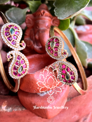 Mango kada bangles (ruby)