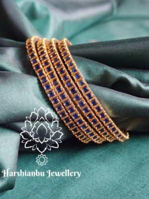 Blue choki bangles