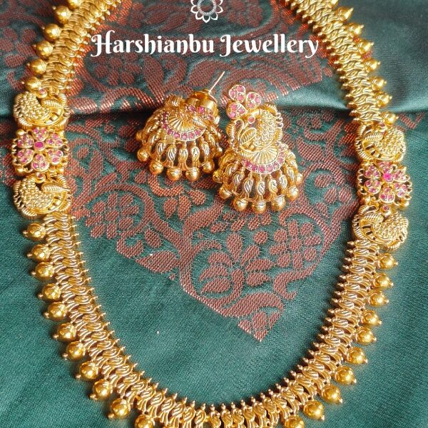 Double side padhakam necklace