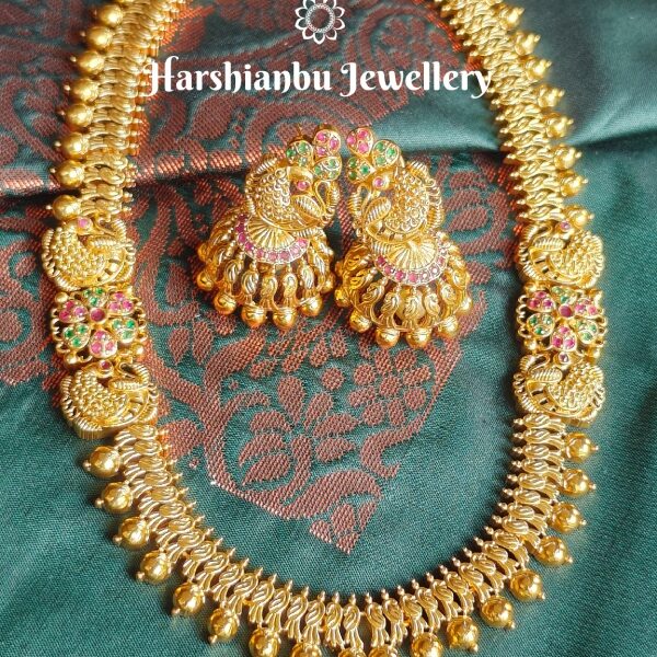 Double side padhakam necklace