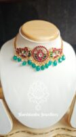 Peacock Jadau Choker