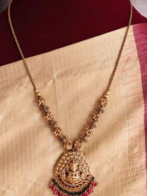 Antique lakshmi haara chain