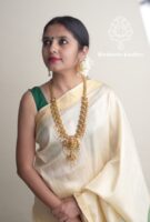 Lakshmi bridal haaram with earrings