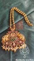 Gajalakshmi pendant with ball chain