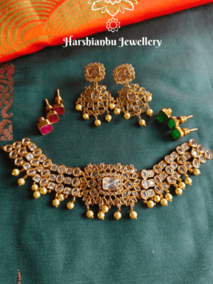 Nila Choker with changeable stones