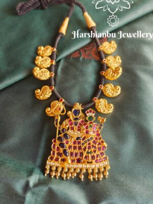 Shiv parvati mango necklace