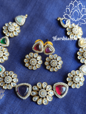 Multicolor victorian necklace