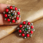 Coral victorian stud