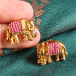 Elephant stud (Ruby green)