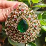 Multicolor tilak pendant