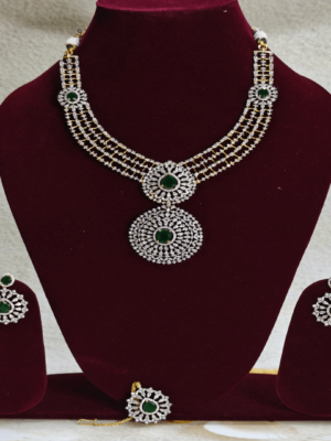 Ameera semi bridal set (green)