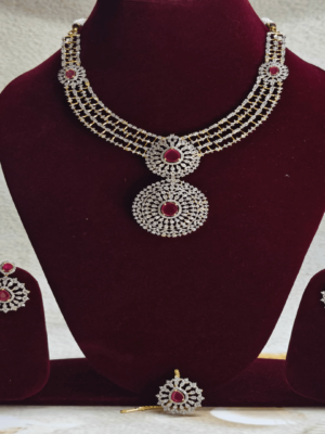 Ameera Semi Bridal Set (Ruby)