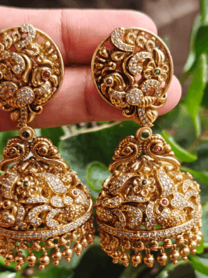 Annam antique bridal jhumkha