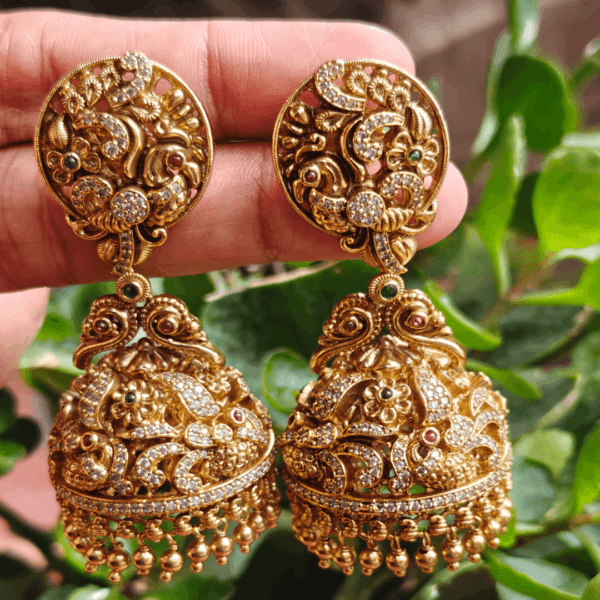 Annam antique bridal jhumkha