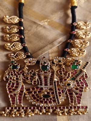 Lalithambigai mango necklace