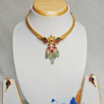 Parrot jadau necklace