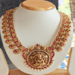 Jadau bridal lakshmi necklace