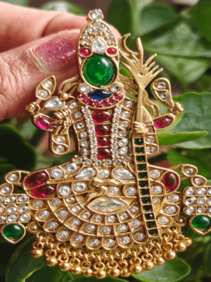 Kundan Kamakshi pendant