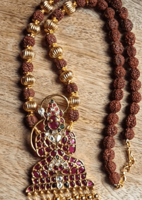 Hanuman with rudraksha