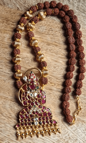 Hanuman with rudraksha