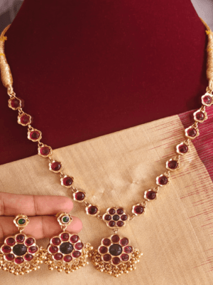 2 in 1 padhakkam kal necklace