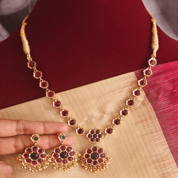 2 in 1 padhakkam kal necklace