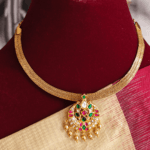 Amirtham attigai necklace (Multicolor)