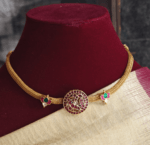 Annam lotus jadau necklace