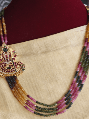 Kemp kamakshi in exclusive tourmaline beads