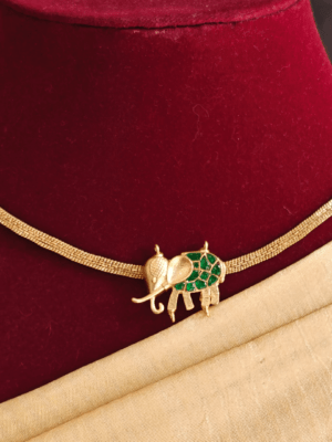 Chic elephant choker (Green)