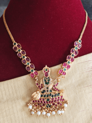 Pre Order - Saraswati ilai necklace