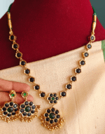 Krithika akka 2 in 1 necklace (Blue and coral)