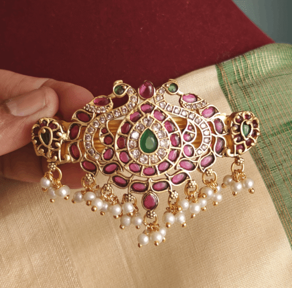 kemp mango flower hair clip