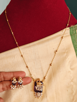 Peacock chain set (Purple)
