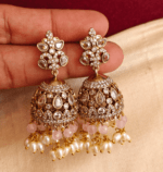Tilak victorian jhumkha (Pink)