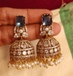 Siya victorian jhumkha (Blue)