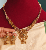 Antique chandbali necklace set