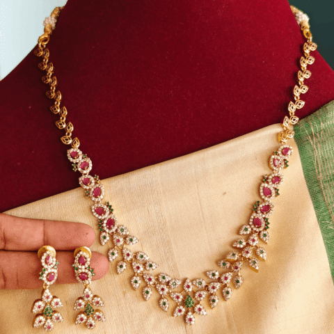 Leaf necklace (Multicolor)