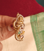 Lakshmi peacock saree pin