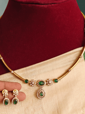 flower oval hasli (green)