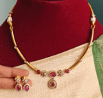 flower oval hasli (ruby)