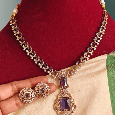Nita ambani necklace (Purple)