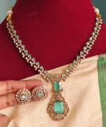Nita ambani necklace (mint green)