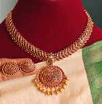 Annam attigai set (Ruby green)