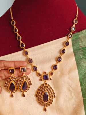 Jyothika necklace (purple)