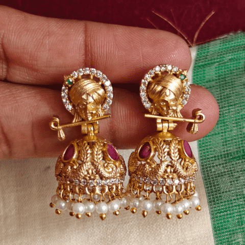 Krishna jhumkha