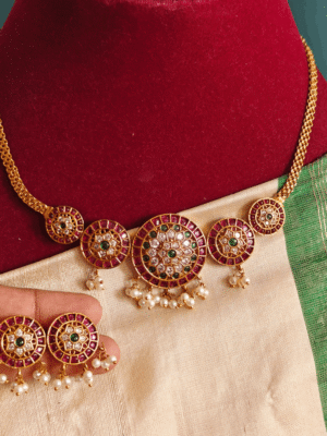 Hridaya vatta necklace (multicolor)