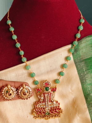 Kundan lakshmi pumpkin beads combo